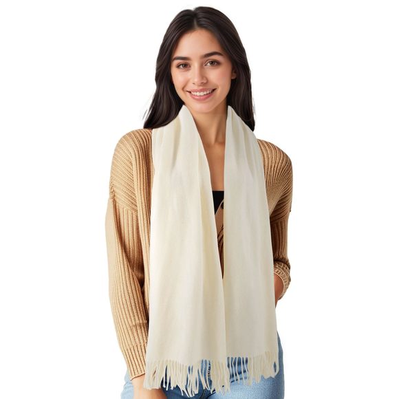 Scarf For Women Winter Scarf Soft Warm Pashmina Shawls Scarves With Tassels😜 - Picture 6 of 7